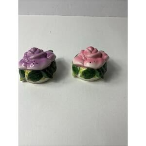 Cosmos Gifts 743-38 Rose Salt and Pepper Shakers